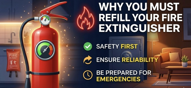 Why You Need to Refill Your Fire Extinguisher